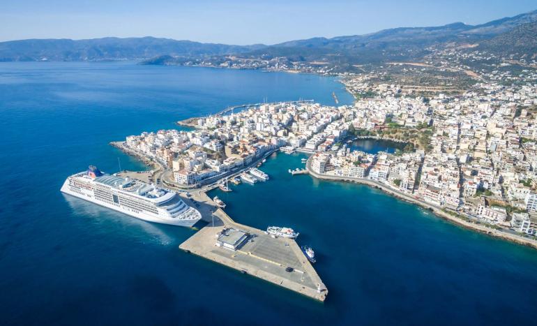 Der Hafen von Agios Nikolaos
